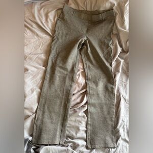 EUC Quince Ultra-Stretch Ponte Straight Leg Pant Charcoal size Medium